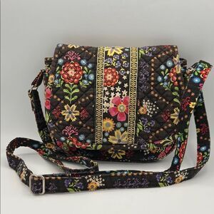 Stephanie Dawn Flowered Patterned Crossbody Bag
